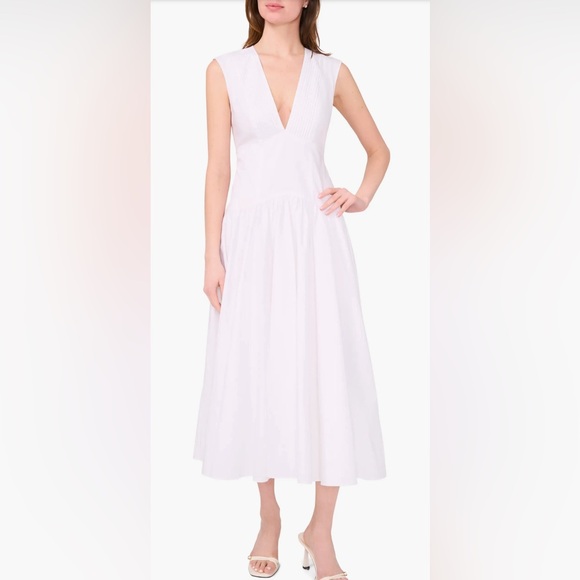 Parker Abria Sleeveless Drop Waist Cotton Sundress - Picture 3 of 14